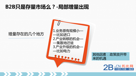 托比研究：中國2015年B2B行業(yè)格局與發(fā)展機(jī)遇